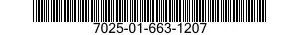7025-01-663-1207 PRINTER,AUTOMATIC DATA PROCESSING 7025016631207 016631207
