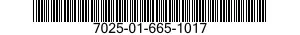 7025-01-665-1017 CONSOLE,INPUT-OUTPUT,DIGITAL COMPUTER 7025016651017 016651017