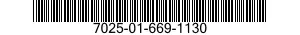 7025-01-669-1130 CONSOLE,INPUT-OUTPUT,DIGITAL COMPUTER 7025016691130 016691130