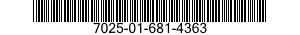 7025-01-681-4363 MEMORY UNIT,DATA STORAGE 7025016814363 016814363