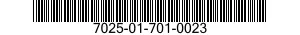 7025-01-701-0023 MEMORY UNIT,DATA STORAGE 7025017010023 017010023
