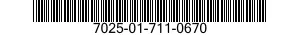 7025-01-711-0670 DISK DRIVE UNIT 7025017110670 017110670