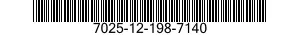 7025-12-198-7140  7025121987140 121987140