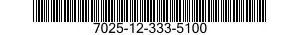 7025-12-333-5100 ROLLER,PRINTER 7025123335100 123335100