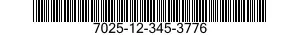 7025-12-345-3776 TERMINAL,DATA PROCESSING 7025123453776 123453776