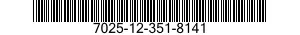 7025-12-351-8141 DISPLAY UNIT 7025123518141 123518141