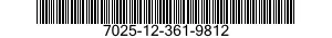 7025-12-361-9812 COUPLER,DIGITAL DATA 7025123619812 123619812