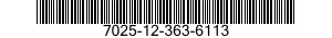 7025-12-363-6113 PRINTER,AUTOMATIC DATA PROCESSING 7025123636113 123636113