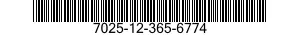 7025-12-365-6774 PRINTER,AUTOMATIC DATA PROCESSING 7025123656774 123656774