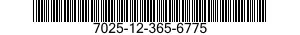 7025-12-365-6775 PRINTER,AUTOMATIC DATA PROCESSING 7025123656775 123656775