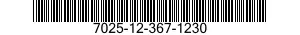 7025-12-367-1230 PRINTER,AUTOMATIC DATA PROCESSING 7025123671230 123671230