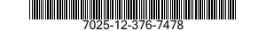 7025-12-376-7478 DISPLAY UNIT 7025123767478 123767478