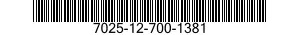 7025-12-700-1381 COMPUTER,FIRE CONTROL 7025127001381 127001381