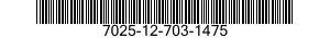 7025-12-703-1475 ARITHMETIC UNIT,COMPUTER 7025127031475 127031475