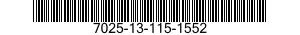 7025-13-115-1552 DISPLAY UNIT 7025131151552 131151552
