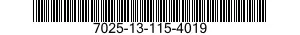 7025-13-115-4019 OPTICAL READER,DATA ENTRY 7025131154019 131154019