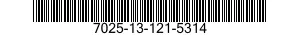 7025-13-121-5314 OPTICAL READER,DATA ENTRY 7025131215314 131215314
