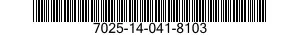 7025-14-041-8103  7025140418103 140418103