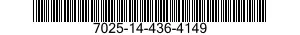 7025-14-436-4149 PROCESSOR-VERIFIER,COMPUTER 7025144364149 144364149