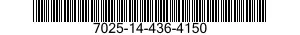 7025-14-436-4150 PROCESSOR-VERIFIER,COMPUTER 7025144364150 144364150
