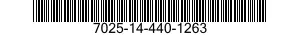 7025-14-440-1263 CONSOLE,INPUT-OUTPUT,DIGITAL COMPUTER 7025144401263 144401263