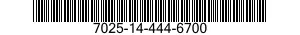 7025-14-444-6700 TERMINAL,DATA PROCESSING 7025144446700 144446700