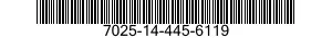 7025-14-445-6119 PRINTER,AUTOMATIC DATA PROCESSING 7025144456119 144456119
