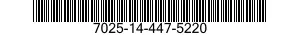 7025-14-447-5220 PROCESSOR-VERIFIER,COMPUTER 7025144475220 144475220