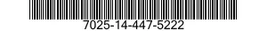 7025-14-447-5222 PROCESSOR-VERIFIER,COMPUTER 7025144475222 144475222