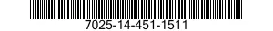 7025-14-451-1511 DISPLAY UNIT 7025144511511 144511511