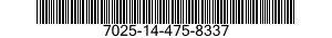 7025-14-475-8337 CONSOLE,INPUT-OUTPUT,DIGITAL COMPUTER 7025144758337 144758337