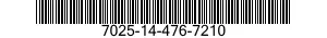 7025-14-476-7210 KEYBOARD,DATA ENTRY 7025144767210 144767210