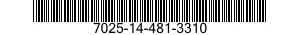 7025-14-481-3310 KEYBOARD,DATA ENTRY 7025144813310 144813310
