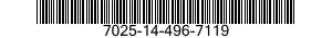 7025-14-496-7119 PRINTER SUBASSEMBLY 7025144967119 144967119