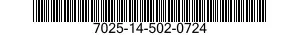 7025-14-502-0724 TERMINAL,DATA PROCESSING 7025145020724 145020724