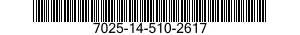 7025-14-510-2617 ARITHMETIC UNIT,COMPUTER 7025145102617 145102617