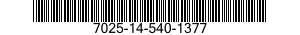 7025-14-540-1377 OPTICAL READER,DATA ENTRY 7025145401377 145401377