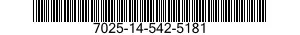 7025-14-542-5181 TERMINAL,DATA PROCESSING 7025145425181 145425181
