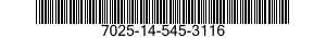 7025-14-545-3116 PRINTER,AUTOMATIC DATA PROCESSING 7025145453116 145453116