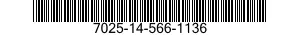 7025-14-566-1136 DISPLAY UNIT 7025145661136 145661136