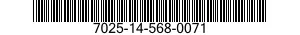 7025-14-568-0071 DISPLAY UNIT 7025145680071 145680071