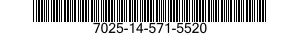 7025-14-571-5520 TERMINAL,DATA PROCESSING 7025145715520 145715520