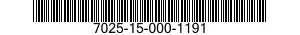 7025-15-000-1191 PRINTER,AUTOMATIC DATA PROCESSING 7025150001191 150001191