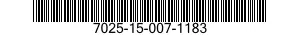 7025-15-007-1183 DISPLAY UNIT 7025150071183 150071183