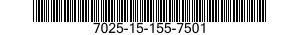 7025-15-155-7501 PRINTER,AUTOMATIC DATA PROCESSING 7025151557501 151557501
