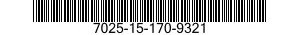 7025-15-170-9321 DISK, MEMORY UNIT 7025151709321 151709321