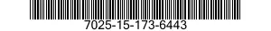 7025-15-173-6443 KEYBOARD,DATA ENTRY 7025151736443 151736443