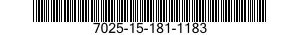 7025-15-181-1183 BUFFER STORAGE UNIT 7025151811183 151811183