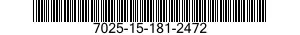 7025-15-181-2472 TERMINAL,DATA PROCESSING 7025151812472 151812472