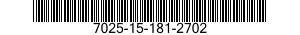 7025-15-181-2702 DISPLAY UNIT 7025151812702 151812702